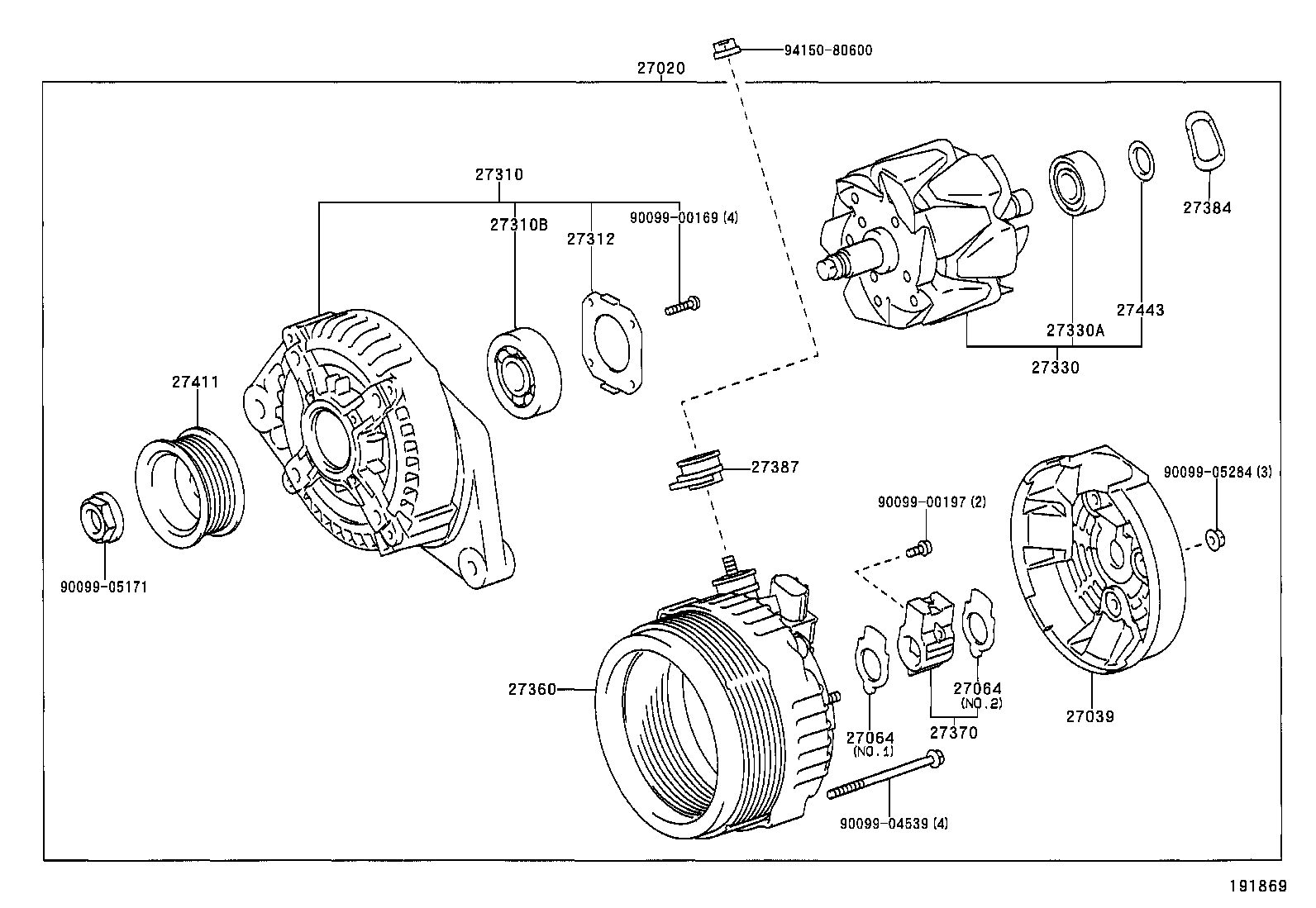  RX300 330 350 |  ALTERNATOR