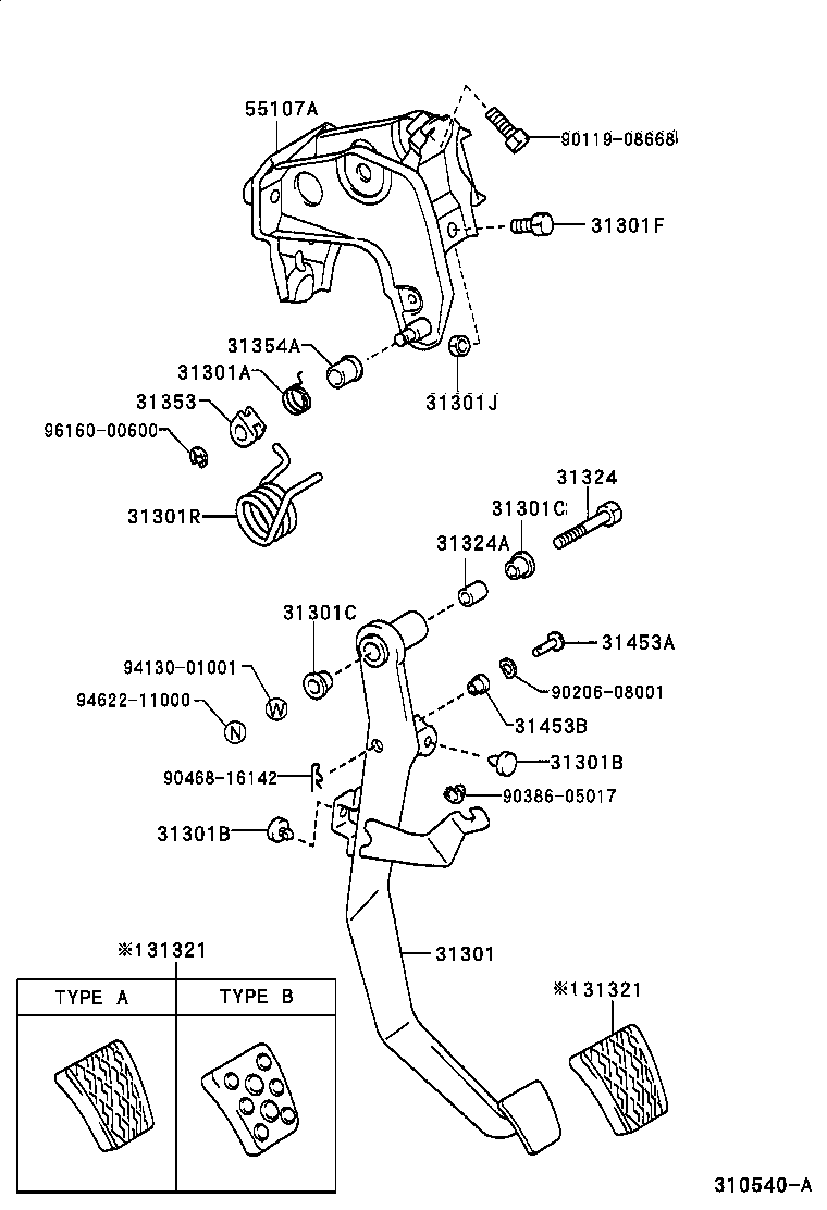  IS200 300 |  CLUTCH PEDAL FLEXIBLE HOSE