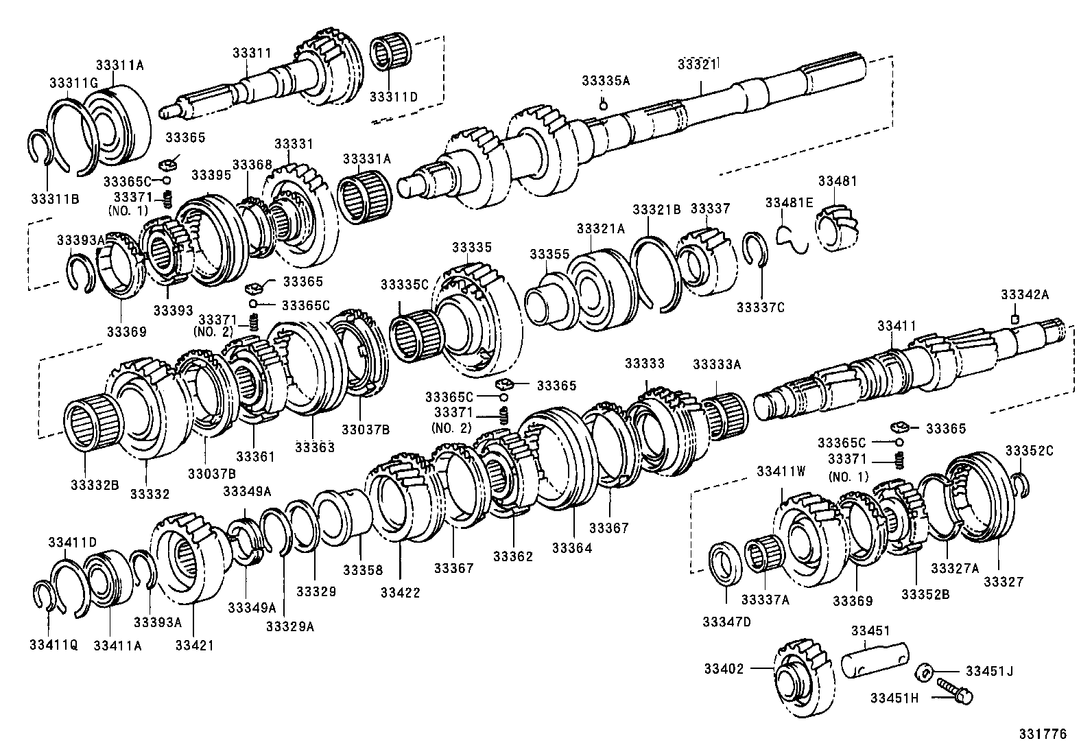  IS200 300 |  TRANSMISSION GEAR MTM