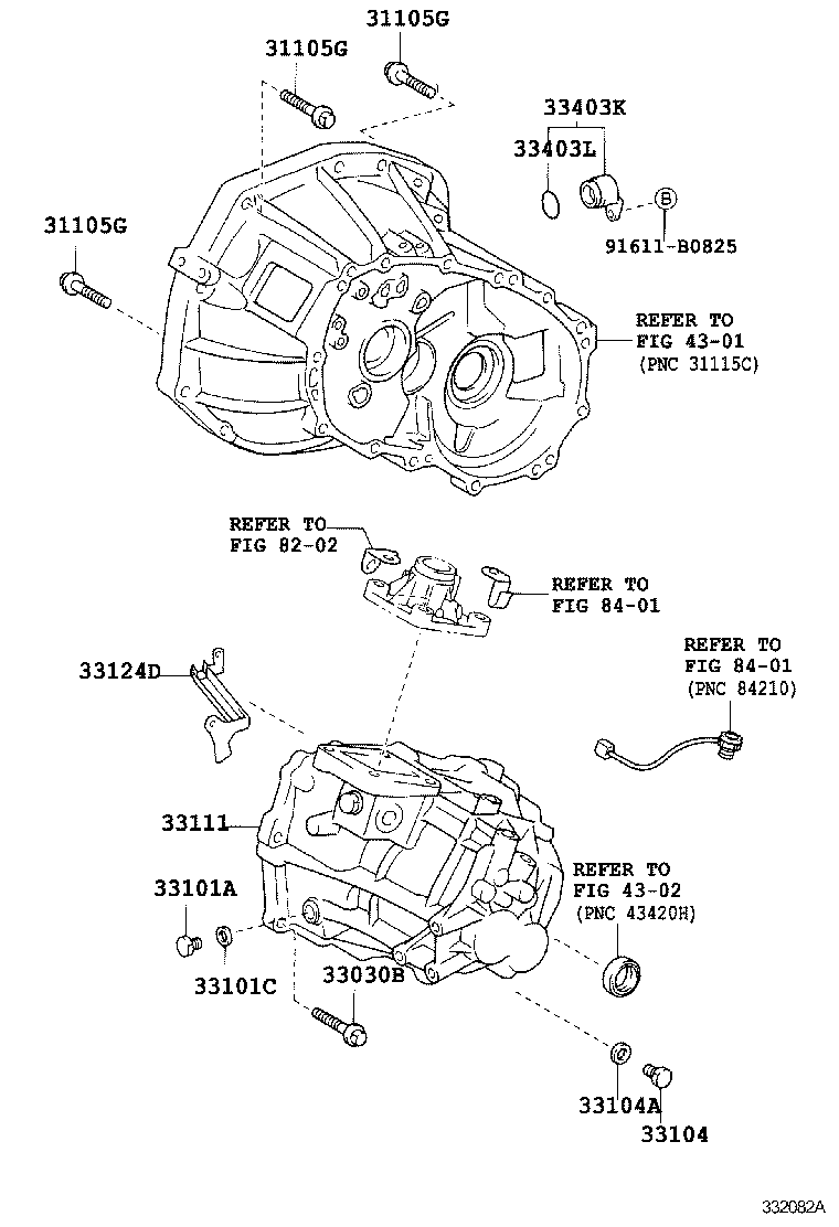  YARIS ECHO 3D 5D |  CLUTCH HOUSING TRANSMISSION CASE MTM