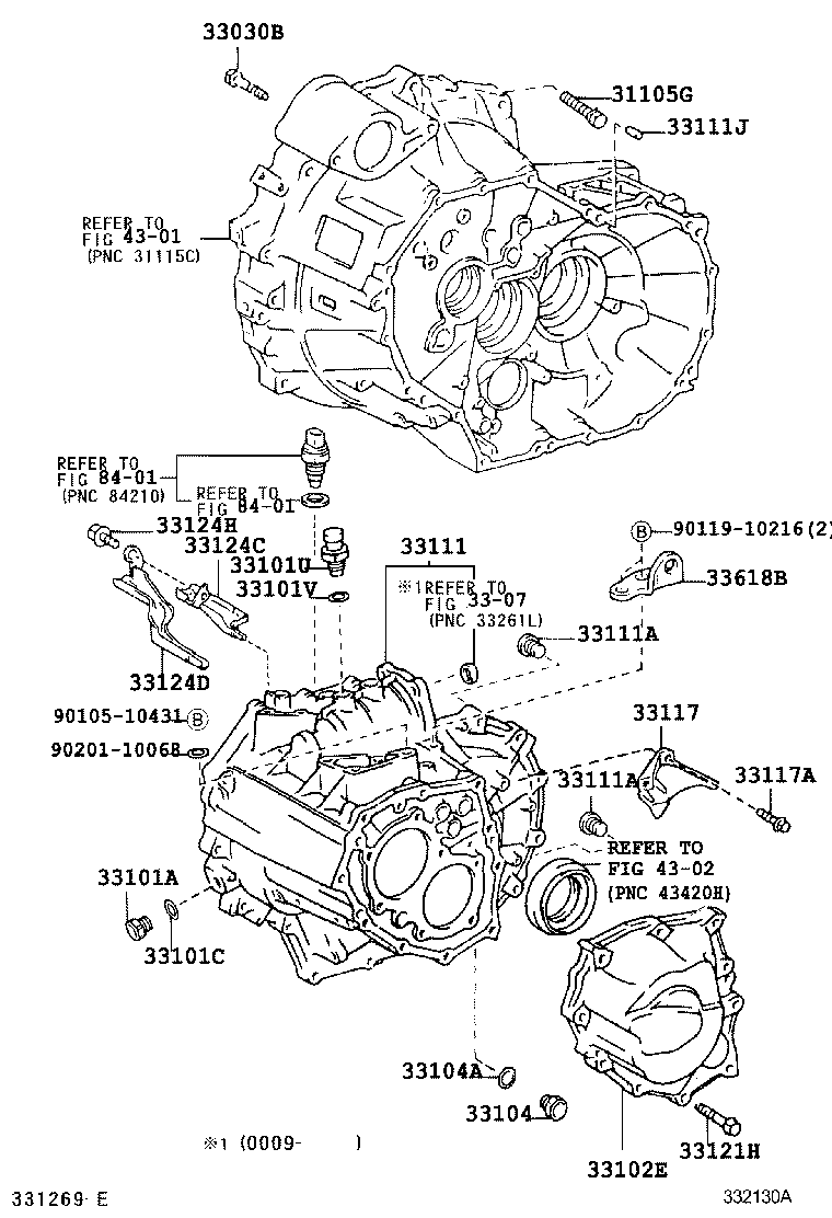  PREVIA TARAGO |  CLUTCH HOUSING TRANSMISSION CASE MTM