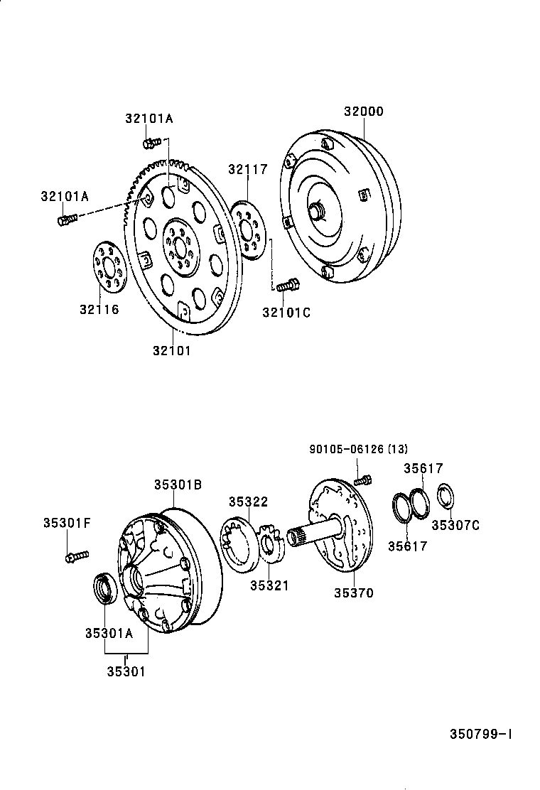  GS300 430 |  TORQUE CONVERTER FRONT OIL PUMP CHAIN ATM