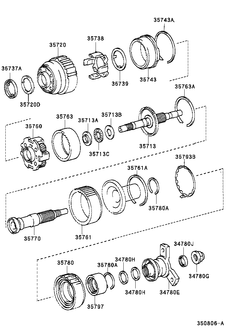  GS300 430 |  PLANETARY GEAR REVERSE PISTON COUNTER GEAR ATM