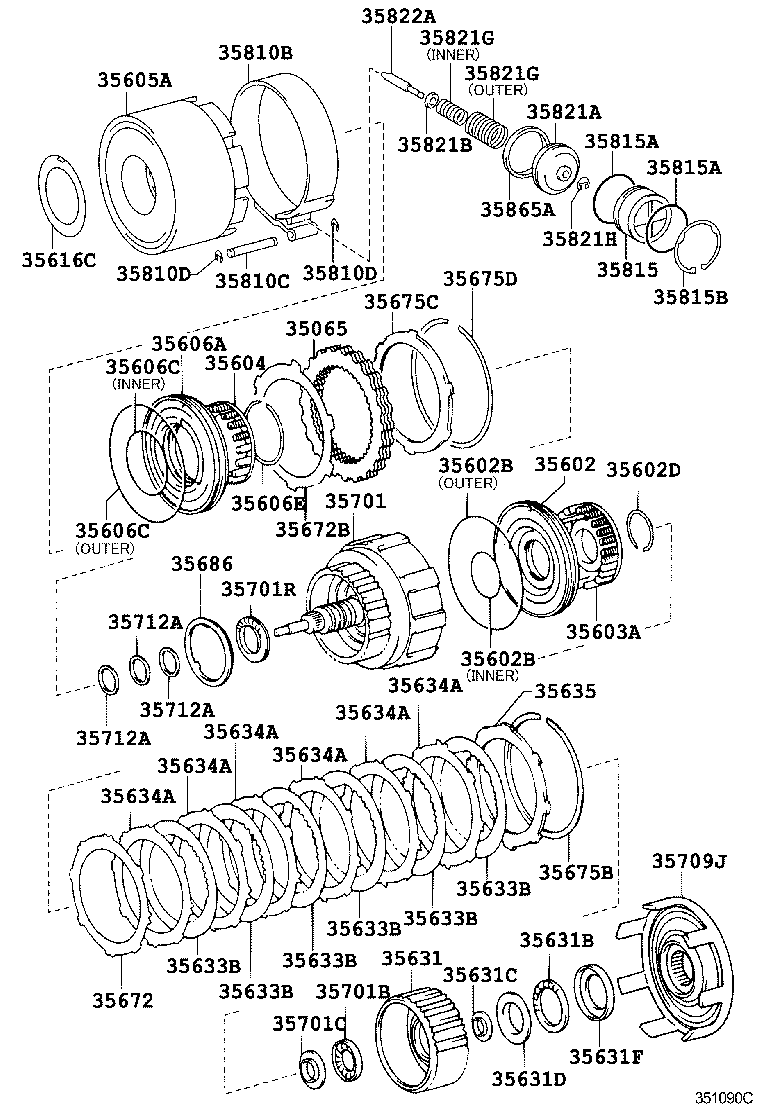  GS300 430 |  BRAKE BAND MULTIPLE DISC CLUTCH ATM