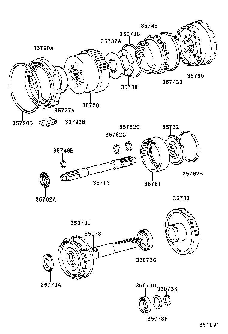  LX470 |  PLANETARY GEAR REVERSE PISTON COUNTER GEAR ATM