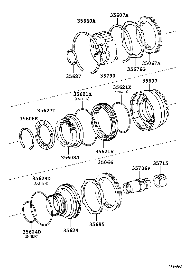  IS200 300 |  CENTER SUPPORT PLANETARY SUN GEAR ATM