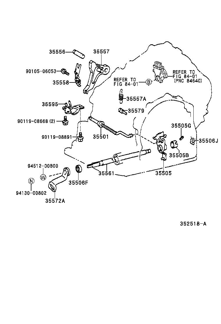  ES300 |  THROTTLE LINK VALVE LEVER ATM