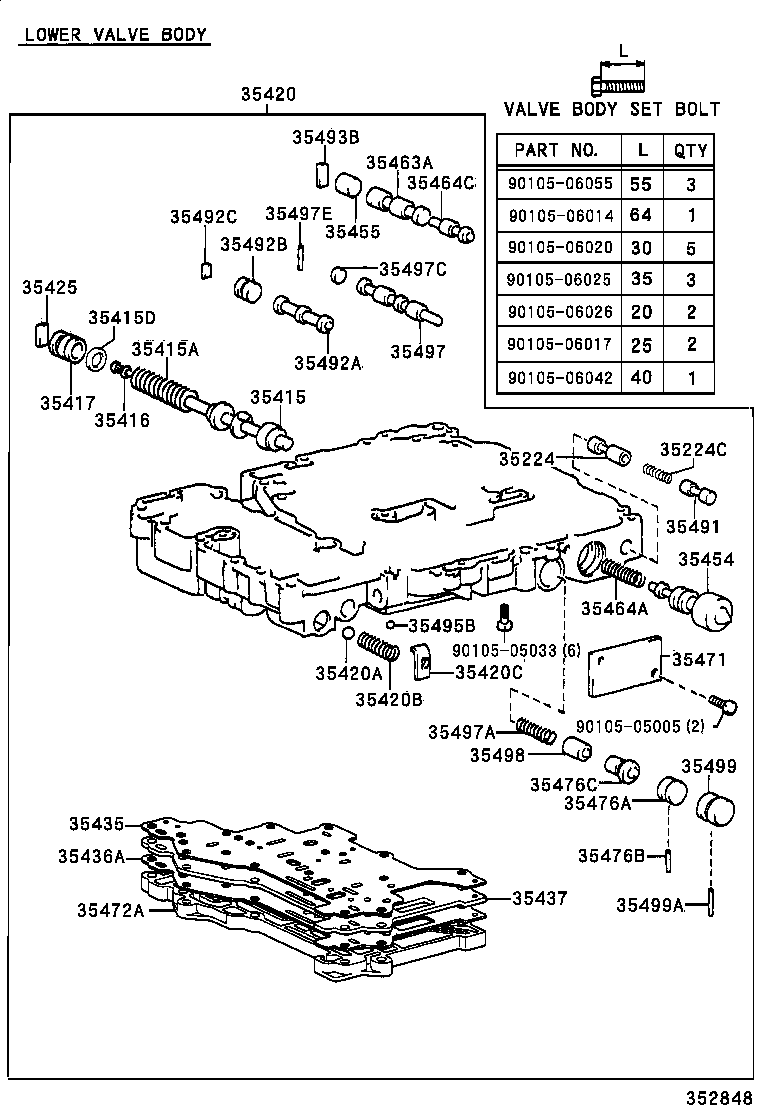  HILUX |  VALVE BODY OIL STRAINER ATM