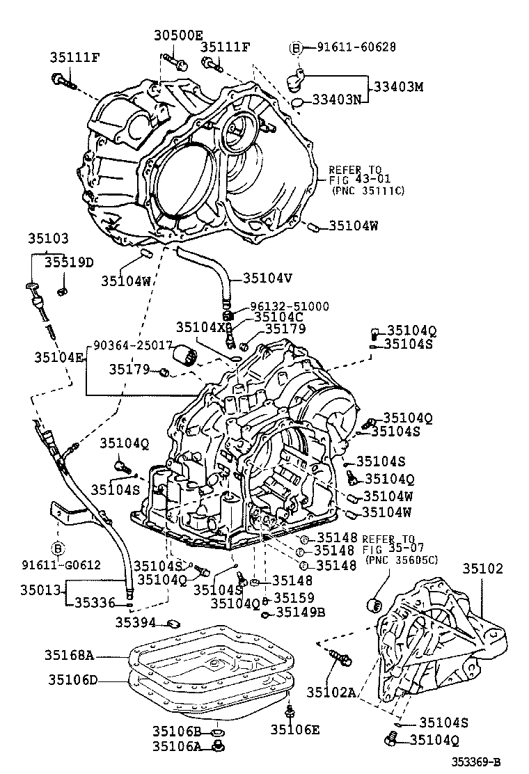  ES300 |  TRANSMISSION CASE OIL PAN ATM