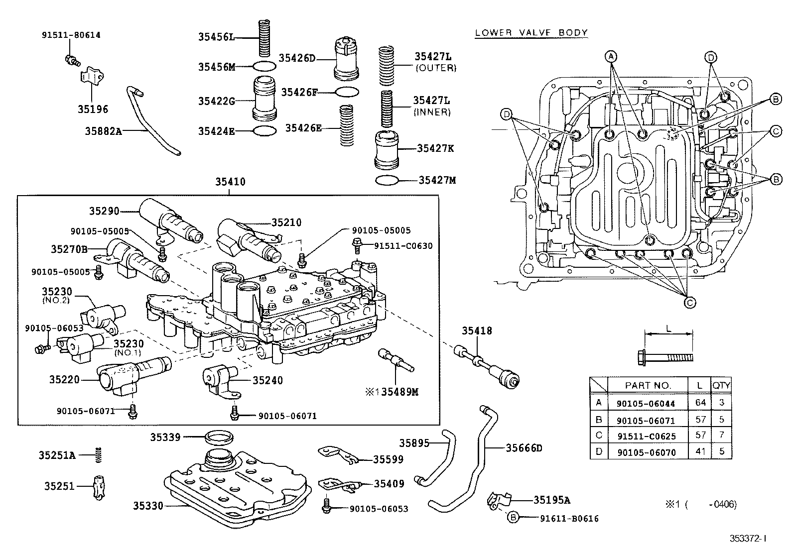  ES300 |  VALVE BODY OIL STRAINER ATM