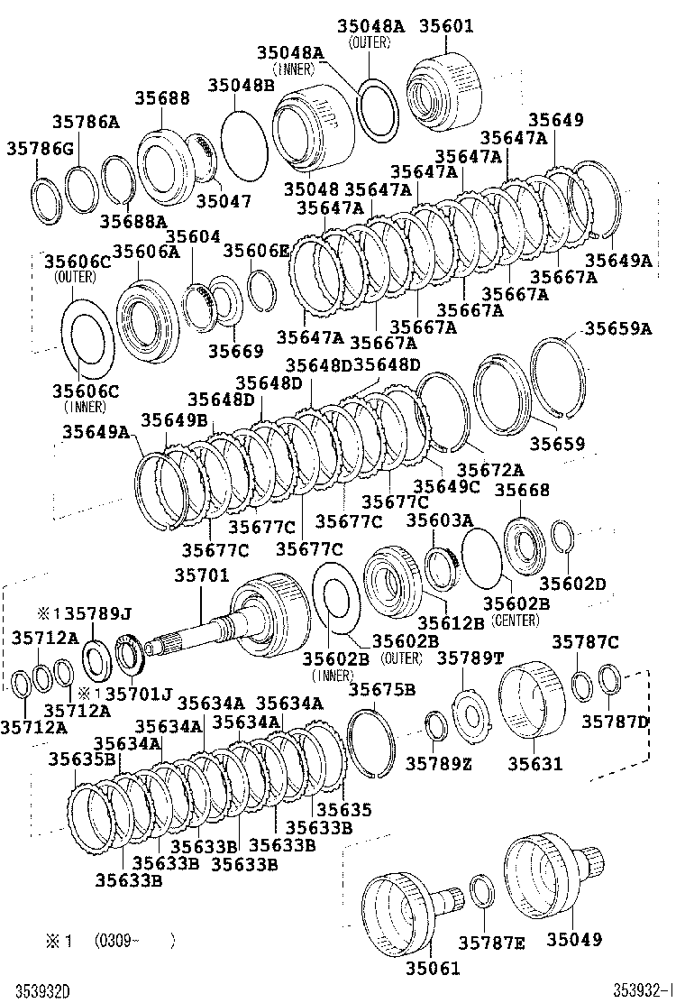  LX470 |  BRAKE BAND MULTIPLE DISC CLUTCH ATM