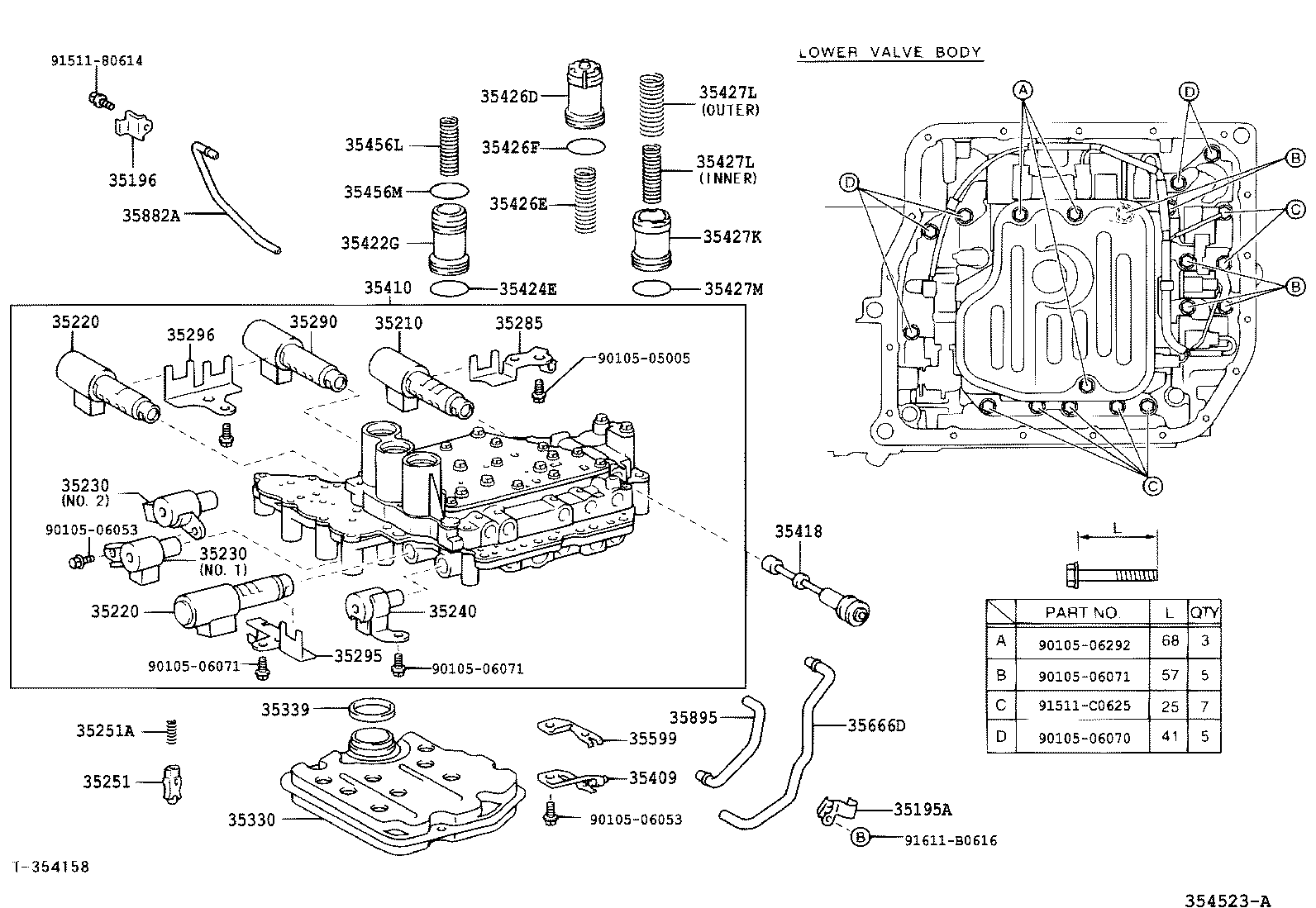  CAMRY |  VALVE BODY OIL STRAINER ATM
