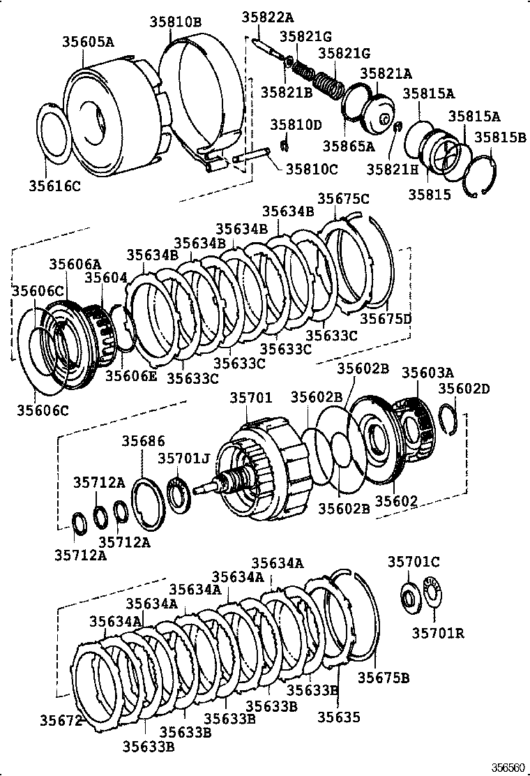  CROWN |  BRAKE BAND MULTIPLE DISC CLUTCH ATM