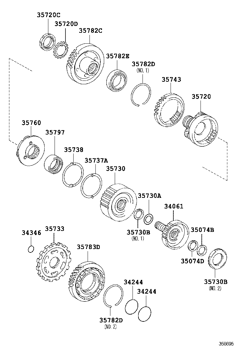  ES300 |  PLANETARY GEAR REVERSE PISTON COUNTER GEAR ATM