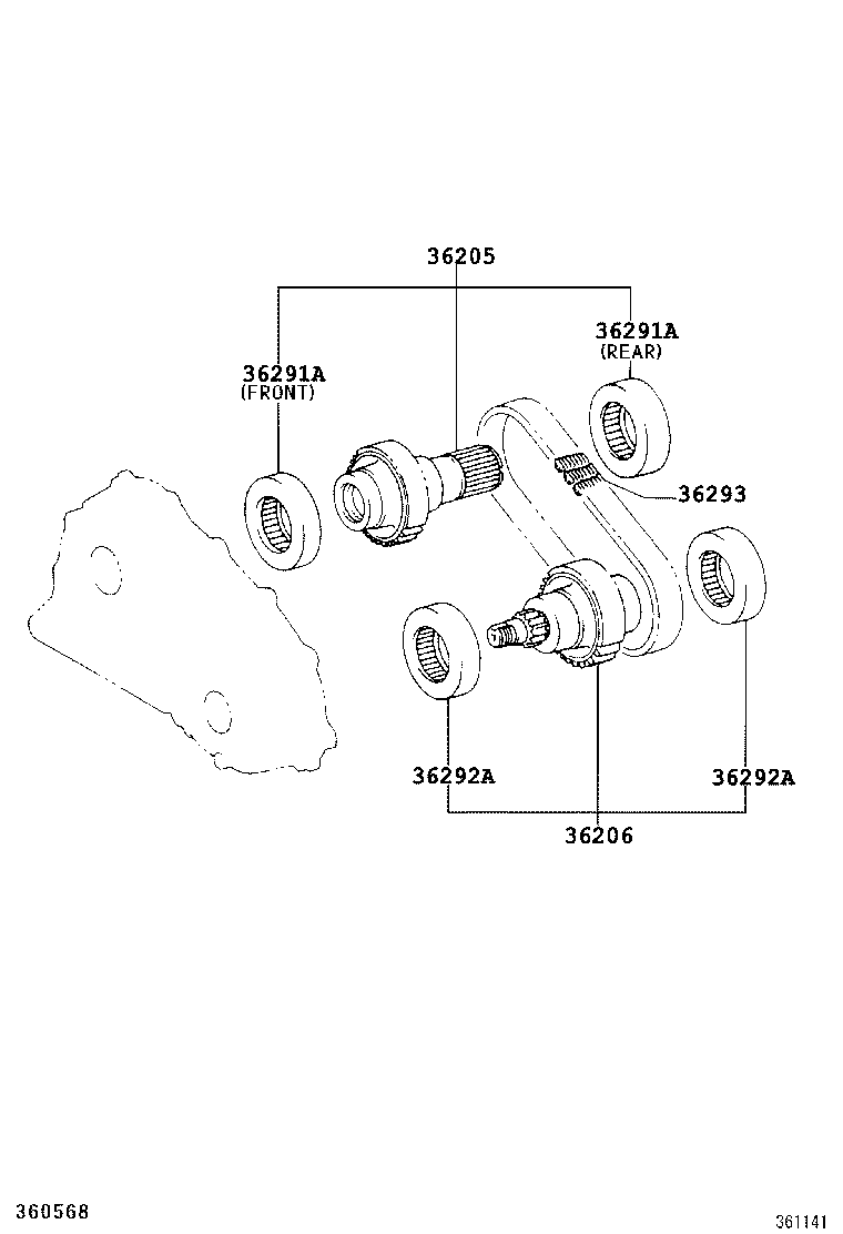  GS30 35 43 460 |  TRANSFER GEAR