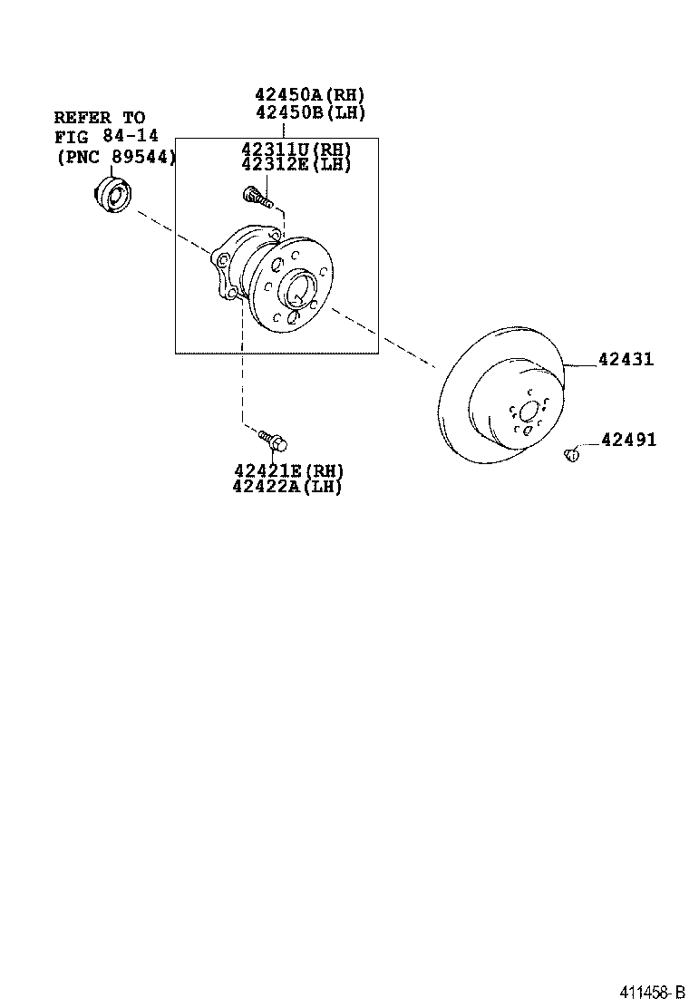  ES300 |  REAR AXLE SHAFT HUB