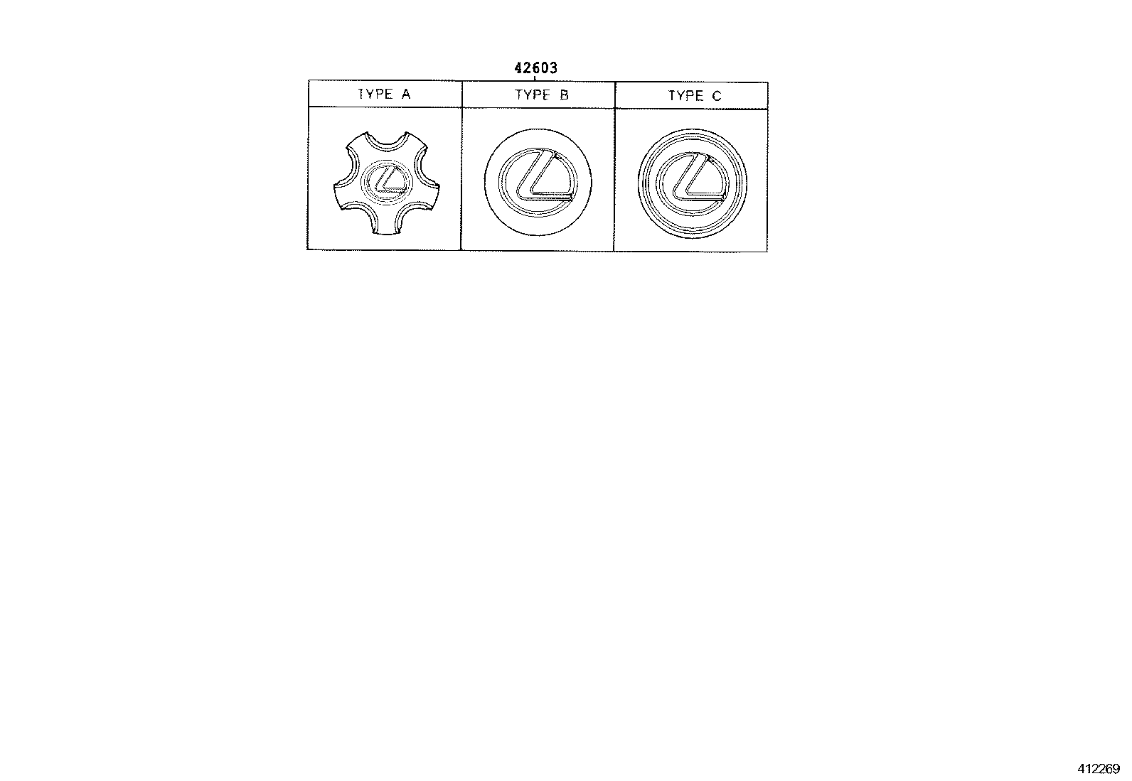  LS430 |  DISC WHEEL WHEEL CAP