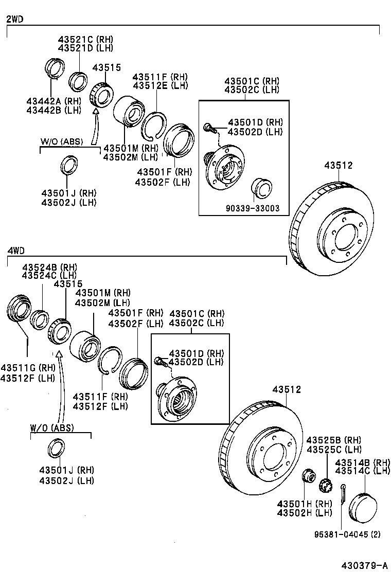  4RUNNER |  FRONT AXLE HUB