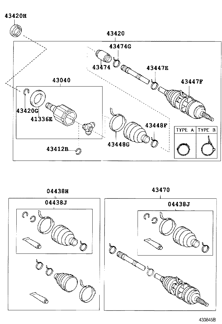  ES300 |  FRONT DRIVE SHAFT