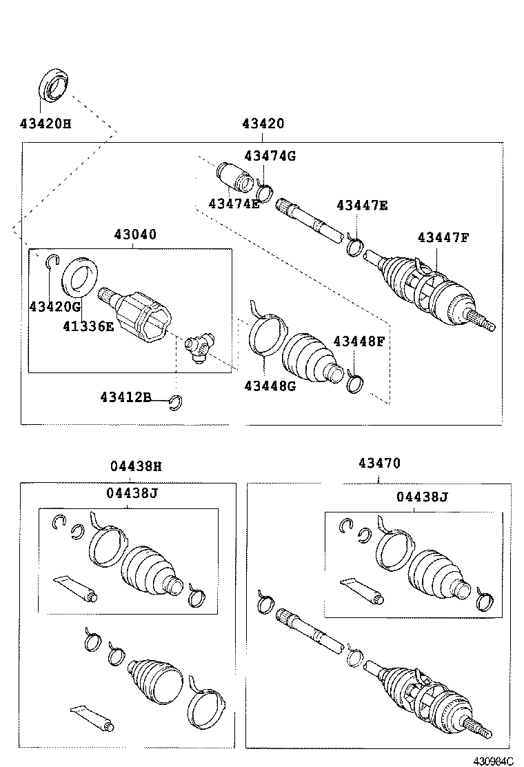  CAMRY |  FRONT DRIVE SHAFT