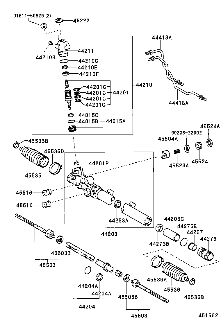  IS200 300 |  FRONT STEERING GEAR LINK