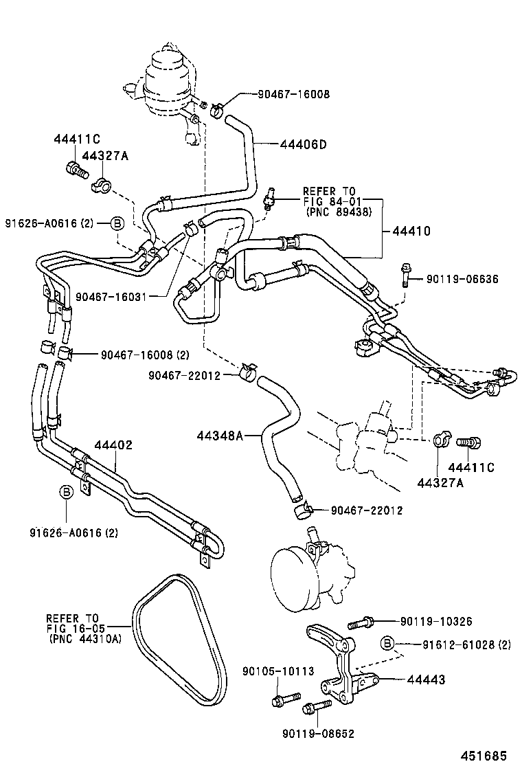  IS200 300 |  POWER STEERING TUBE