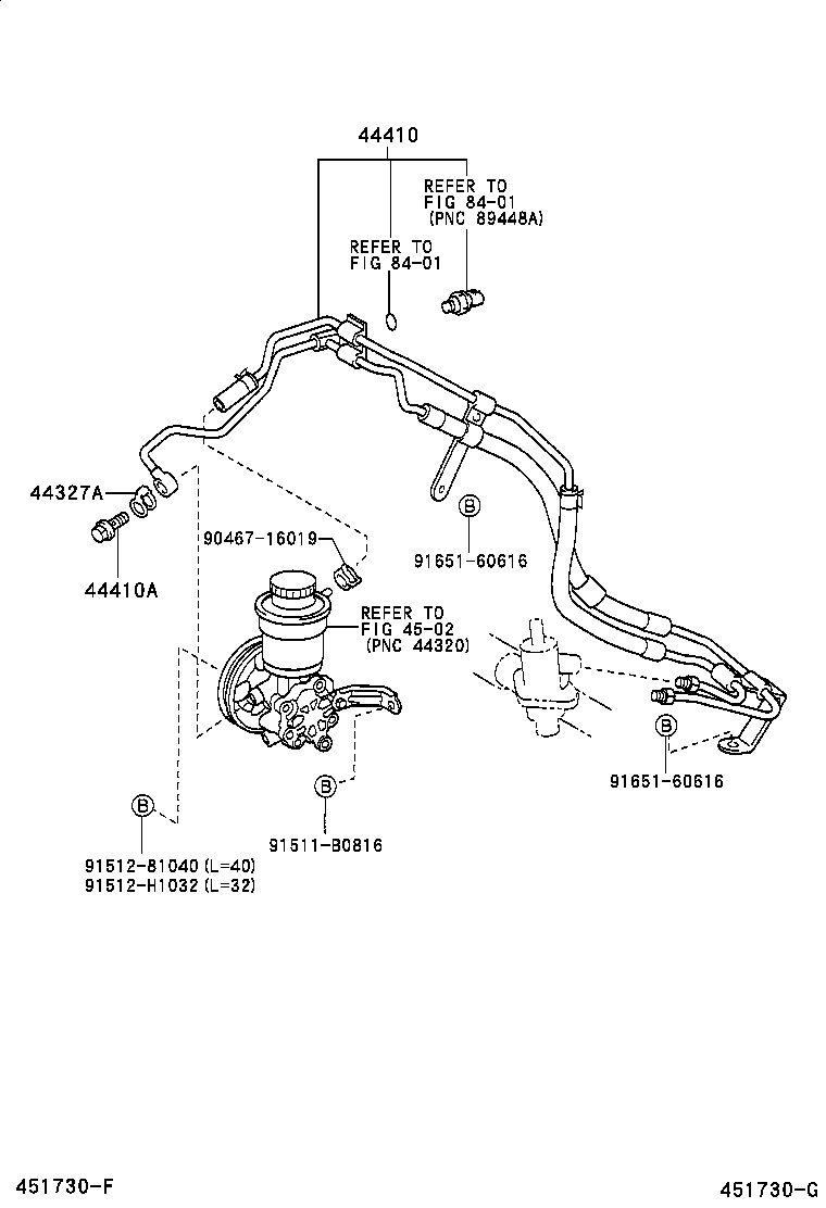  YARIS ECHO 3D 5D |  POWER STEERING TUBE