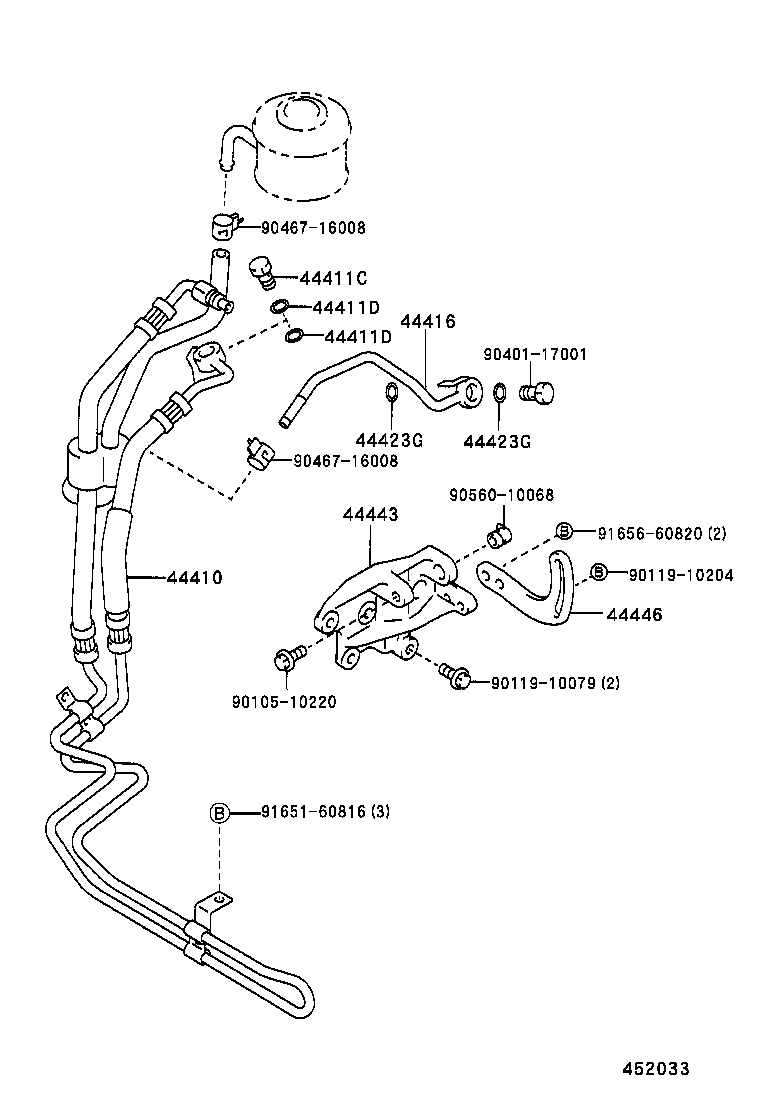  LAND CRUISER 80 |  POWER STEERING TUBE