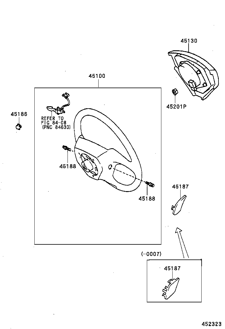  GS300 430 |  STEERING WHEEL