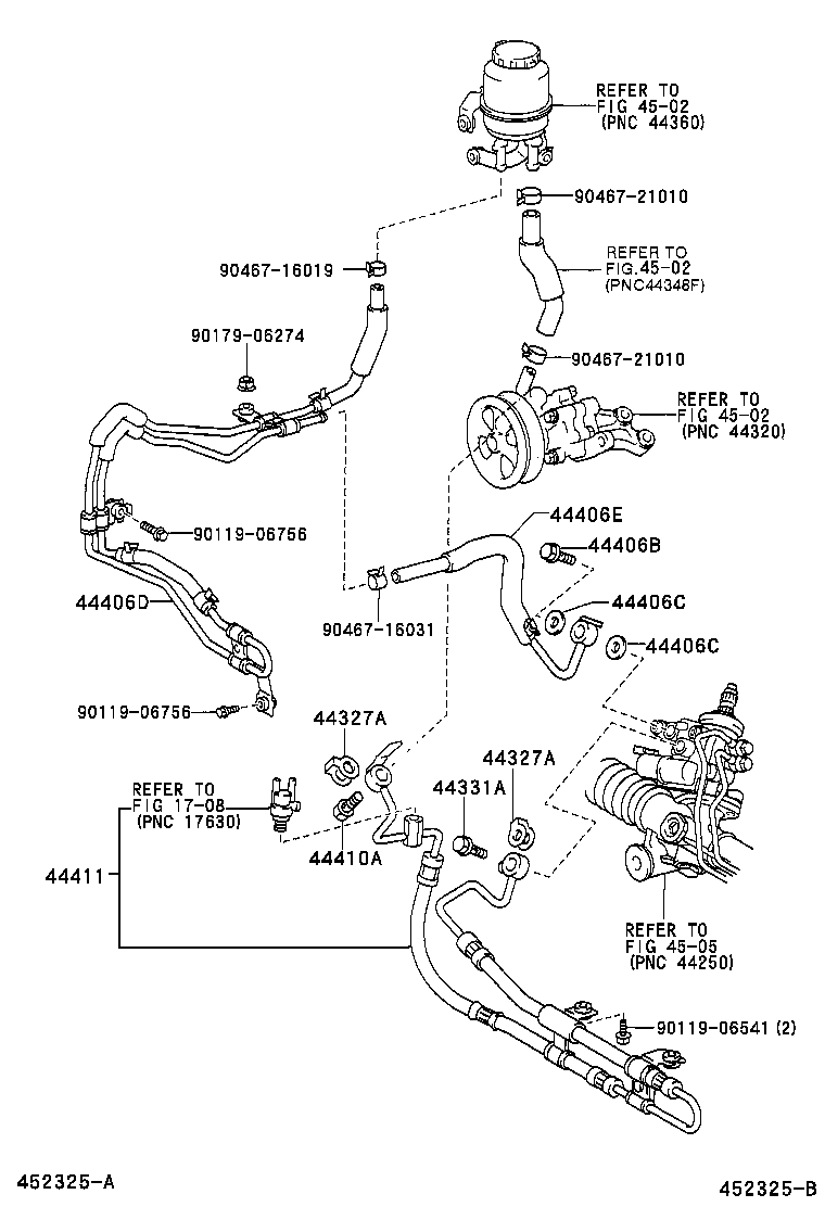  LS430 |  POWER STEERING TUBE