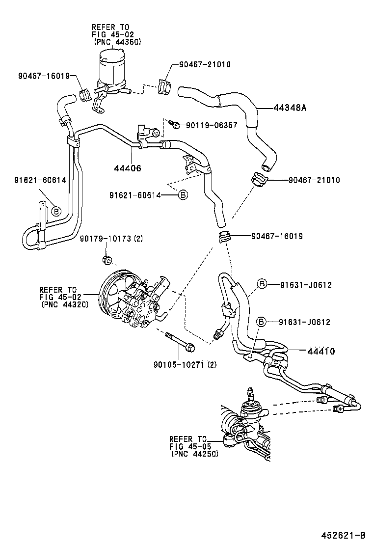  COROLLA ASIA INDIA |  POWER STEERING TUBE