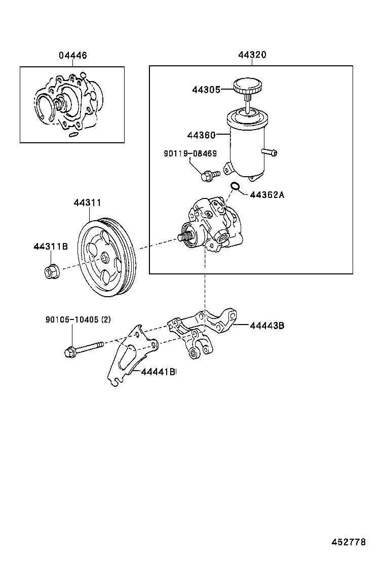  IS200 300 |  VANE PUMP RESERVOIR POWER STEERING