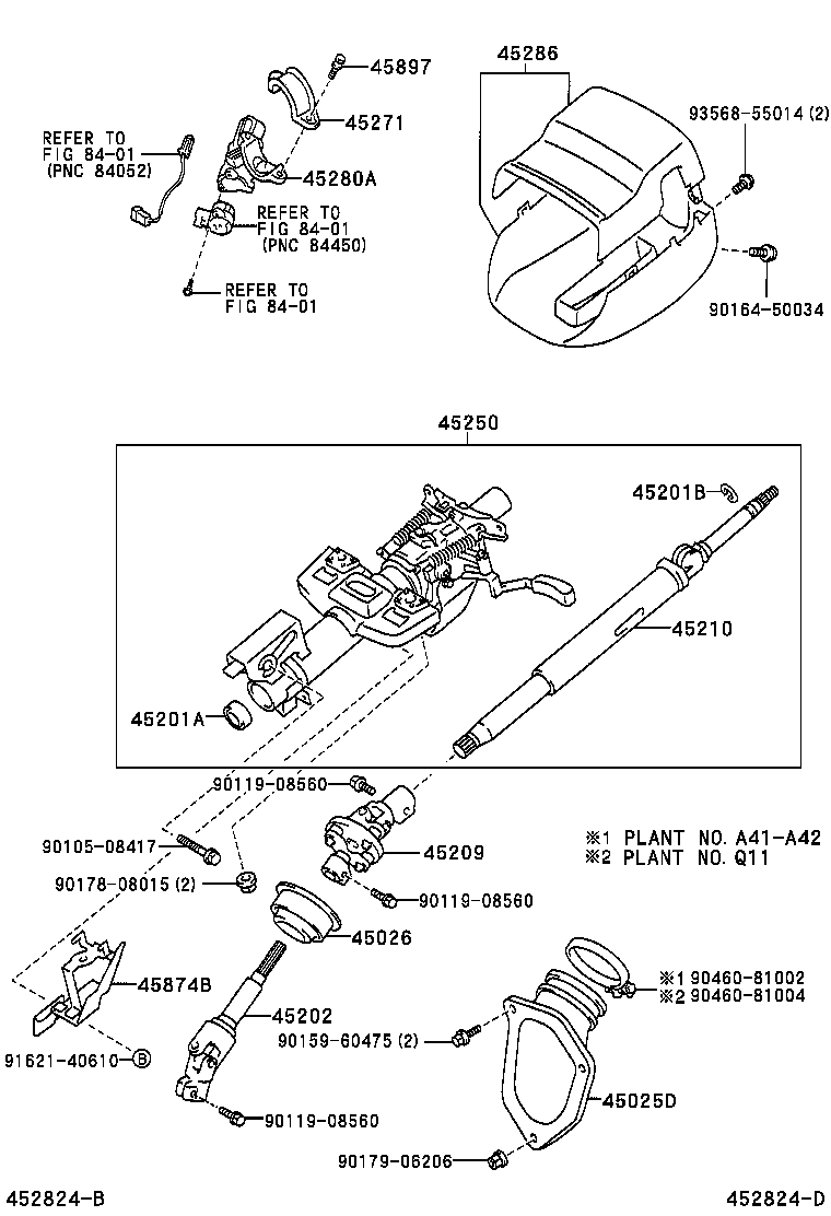  ES300 |  STEERING COLUMN SHAFT