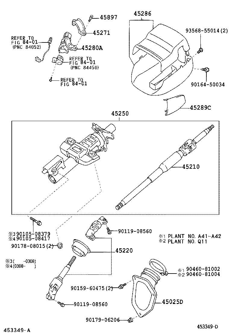  ES300 |  STEERING COLUMN SHAFT