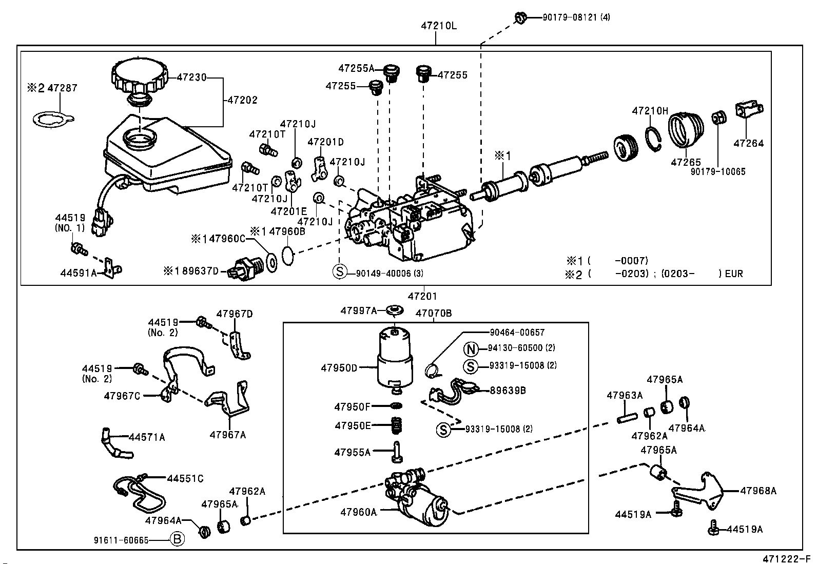  GS300 430 |  BRAKE MASTER CYLINDER