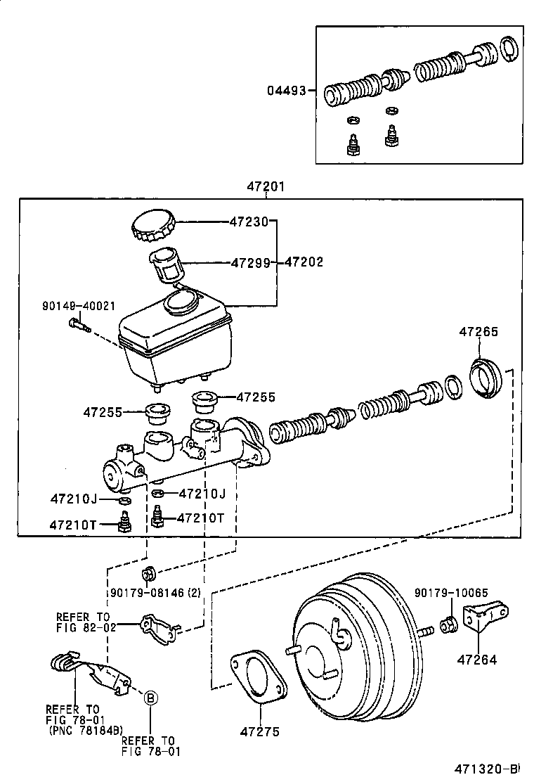  IS200 300 |  BRAKE MASTER CYLINDER