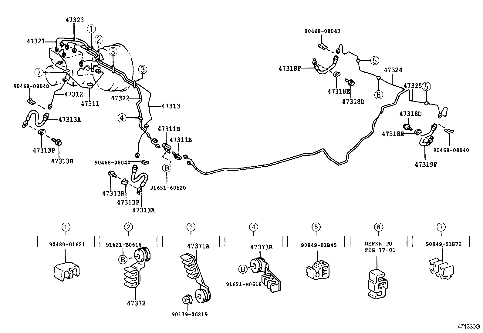  IS200 300 |  BRAKE TUBE CLAMP