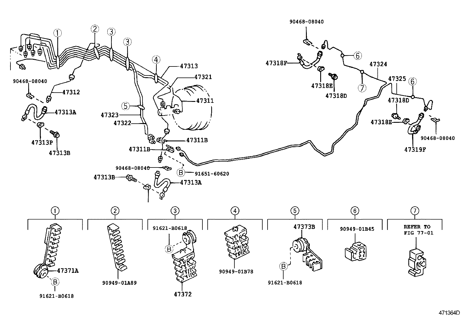  IS200 300 |  BRAKE TUBE CLAMP