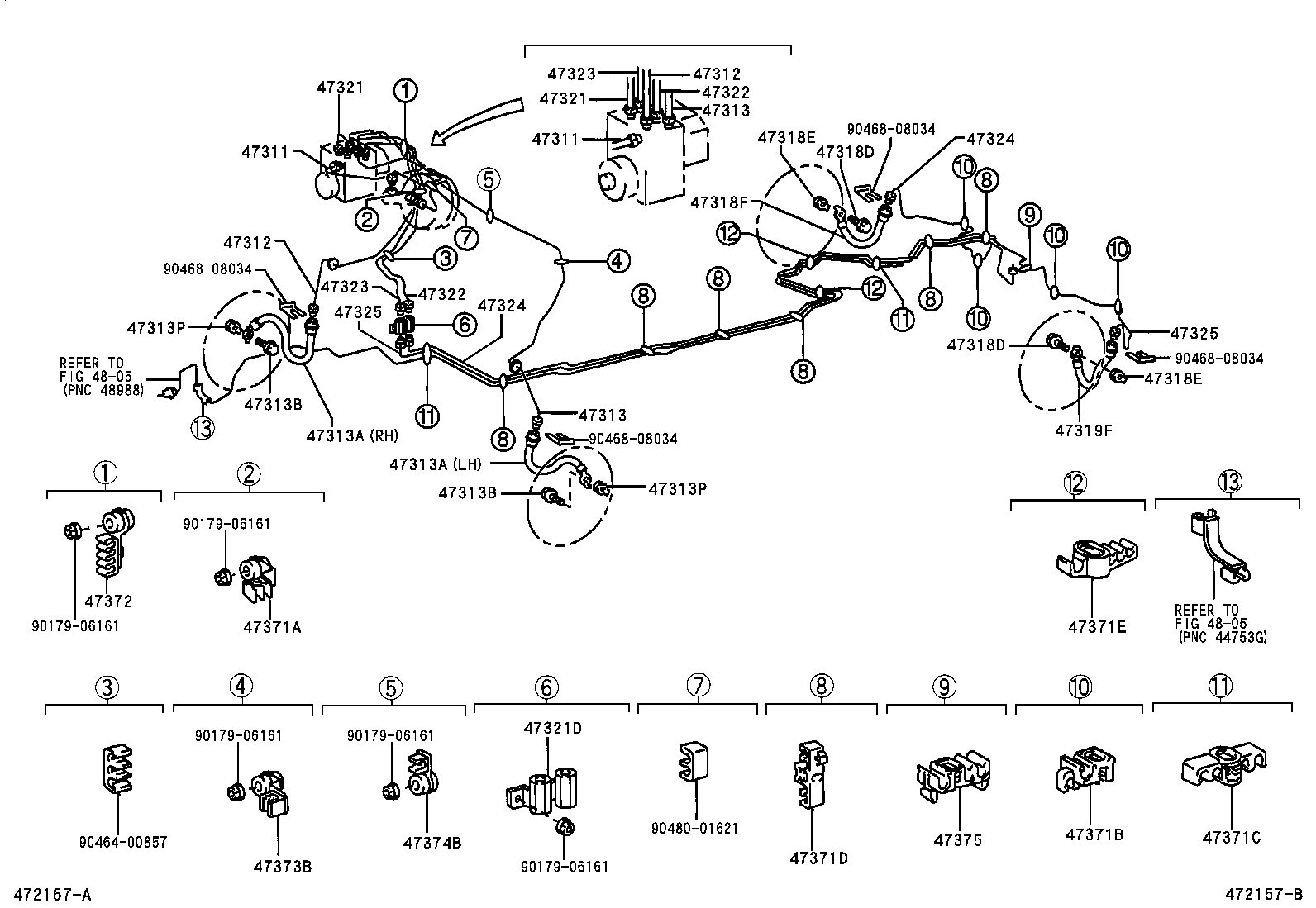  LS430 |  BRAKE TUBE CLAMP