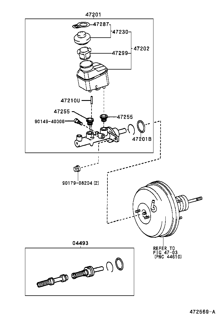  ES300 |  BRAKE MASTER CYLINDER