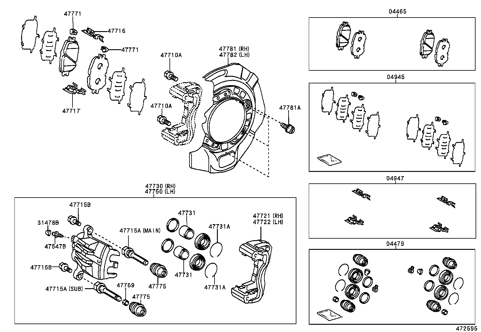  ES300 |  FRONT DISC BRAKE CALIPER DUST COVER