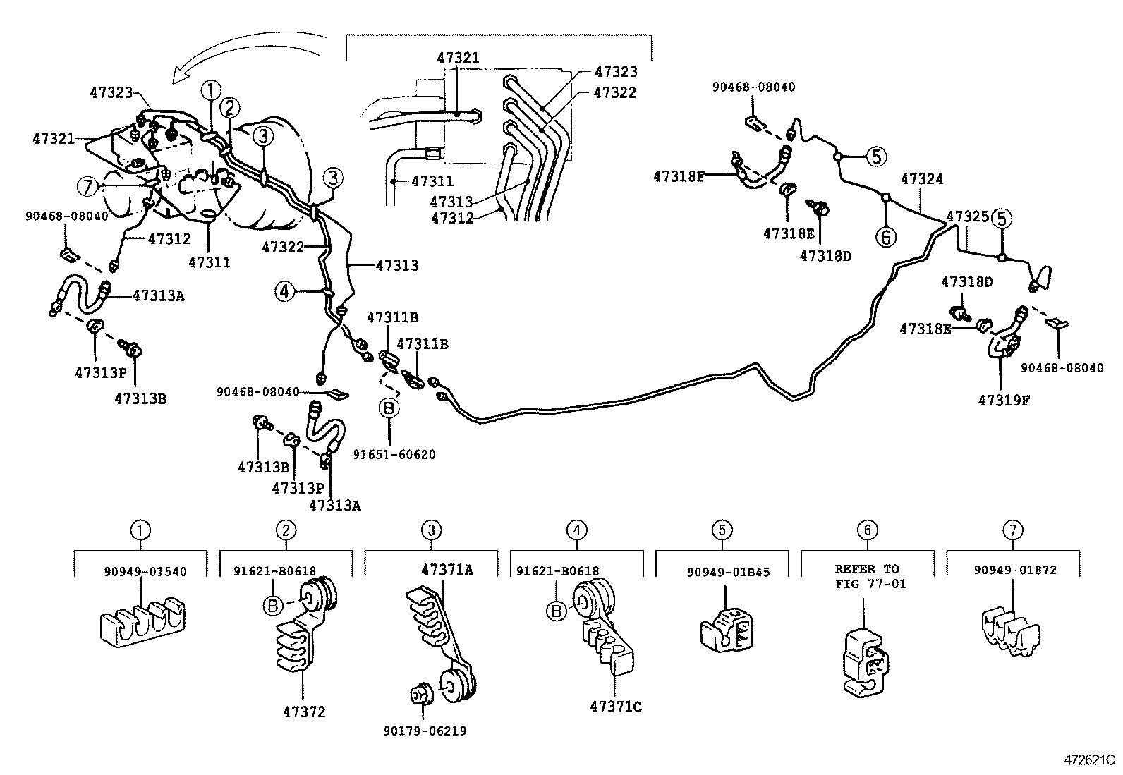  IS200 300 |  BRAKE TUBE CLAMP