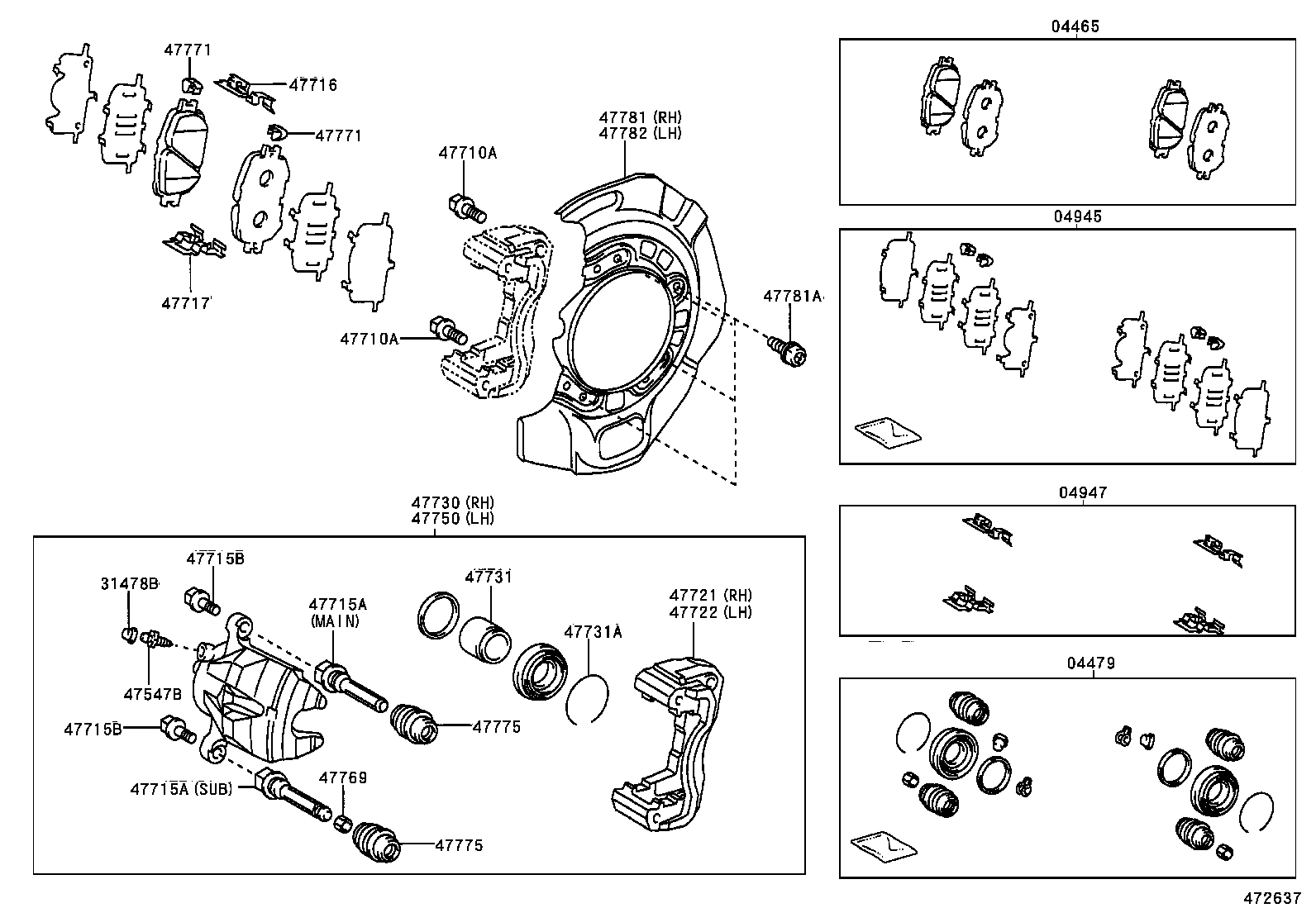  ES300 |  FRONT DISC BRAKE CALIPER DUST COVER