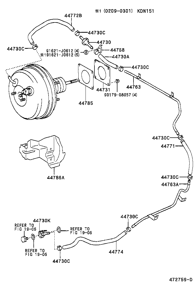  HILUX |  BRAKE BOOSTER VACUUM TUBE