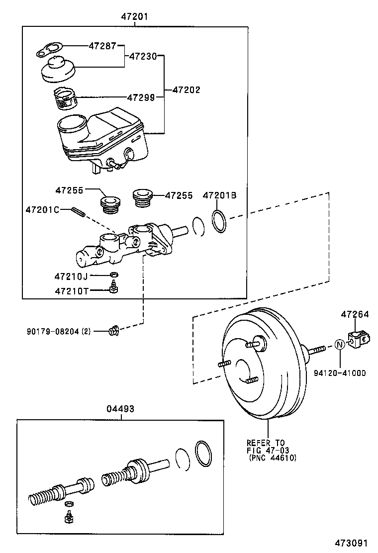  YARIS ECHO 4D |  BRAKE MASTER CYLINDER