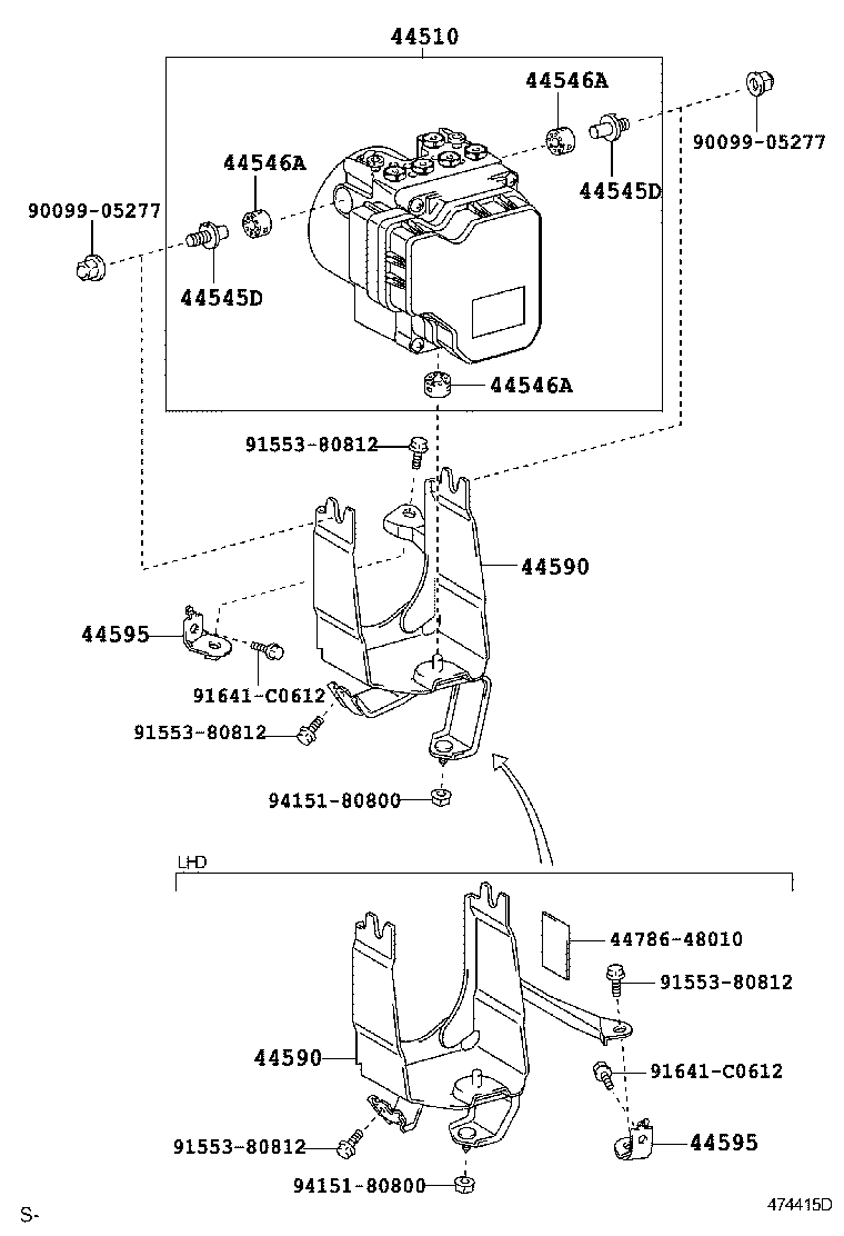  GS30 35 43 460 |  BRAKE TUBE CLAMP