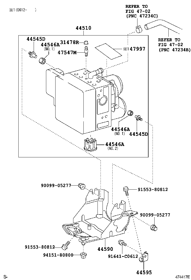  GS30 35 43 460 |  BRAKE TUBE CLAMP