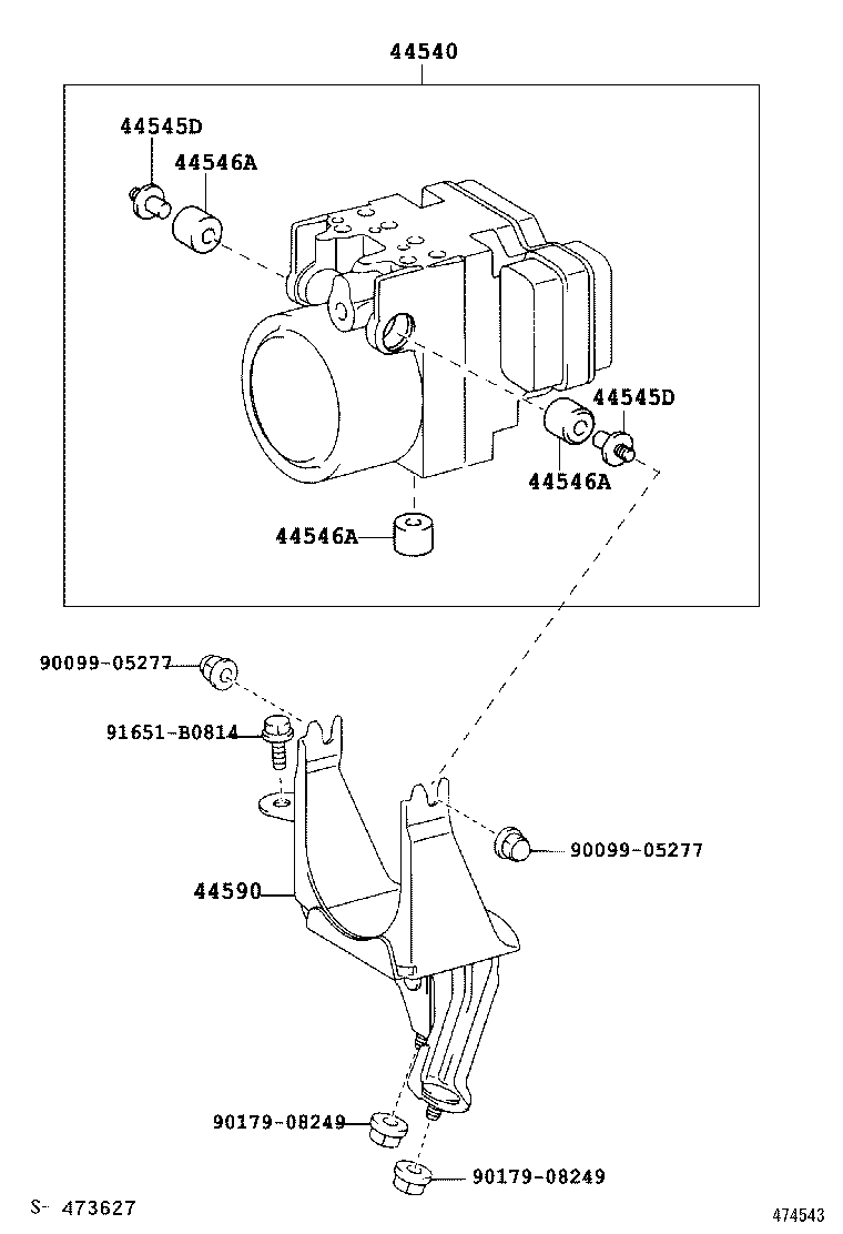  LS430 |  BRAKE TUBE CLAMP