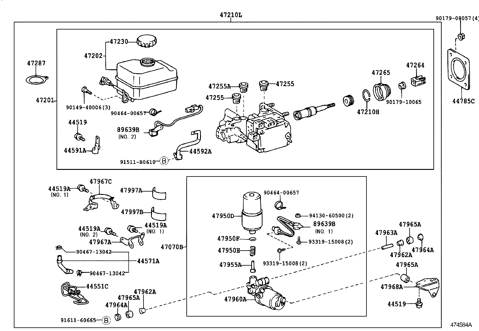  LX470 |  BRAKE MASTER CYLINDER