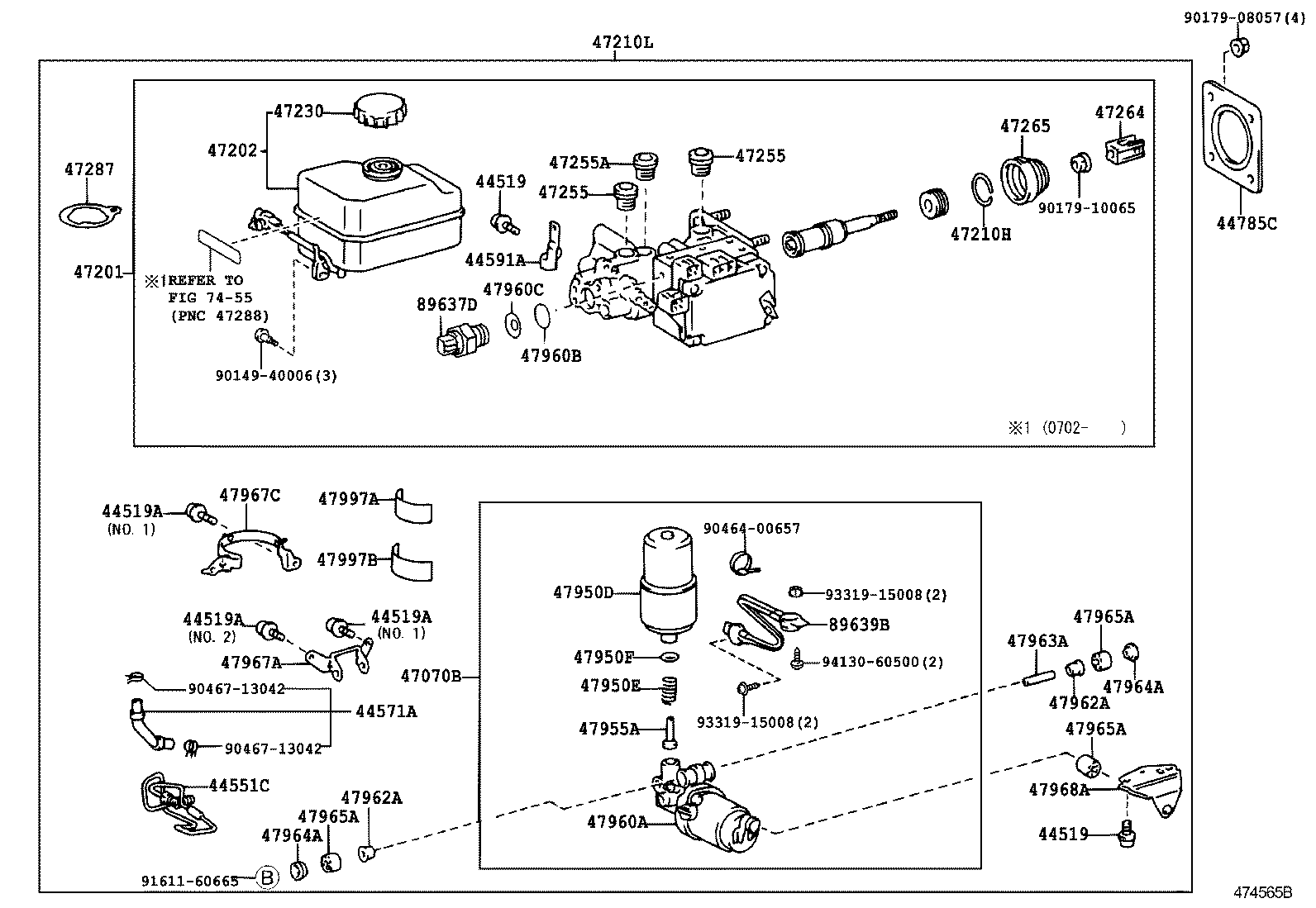  LX470 |  BRAKE MASTER CYLINDER